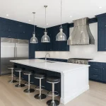 Navy Kitchen cabinets naples fl